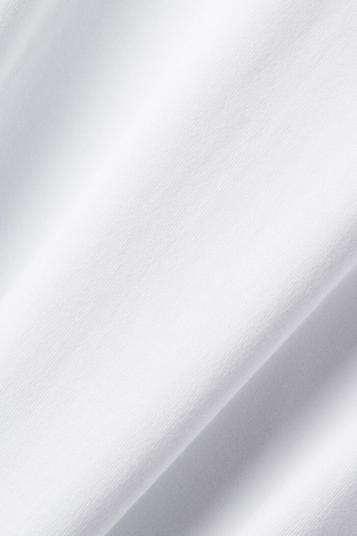 Polo de algodón Pima, WHITE, detail image number 4