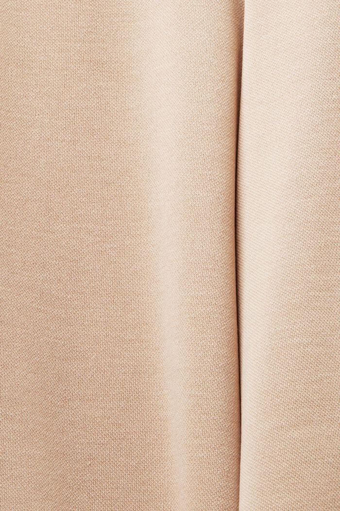 Pantalón de tejido de pernera ancha, TAUPE, detail image number 4