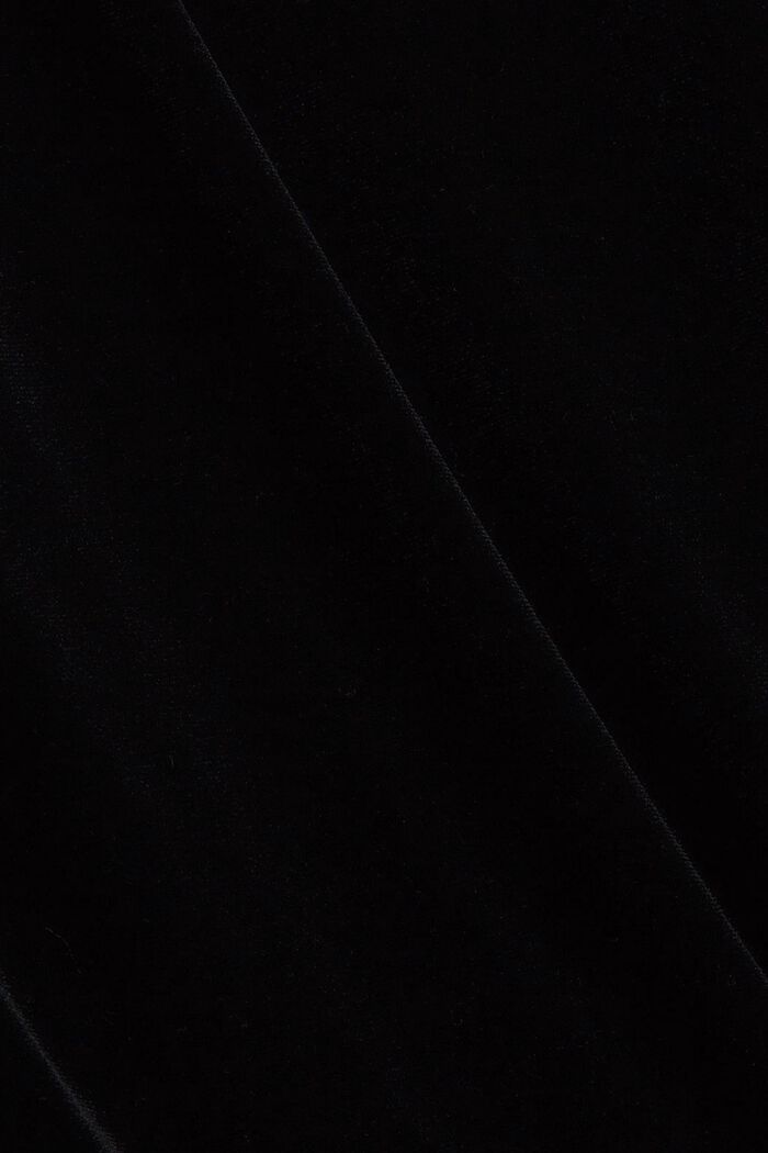 Top de terciopelo con tirantes brillantes, BLACK, detail image number 4
