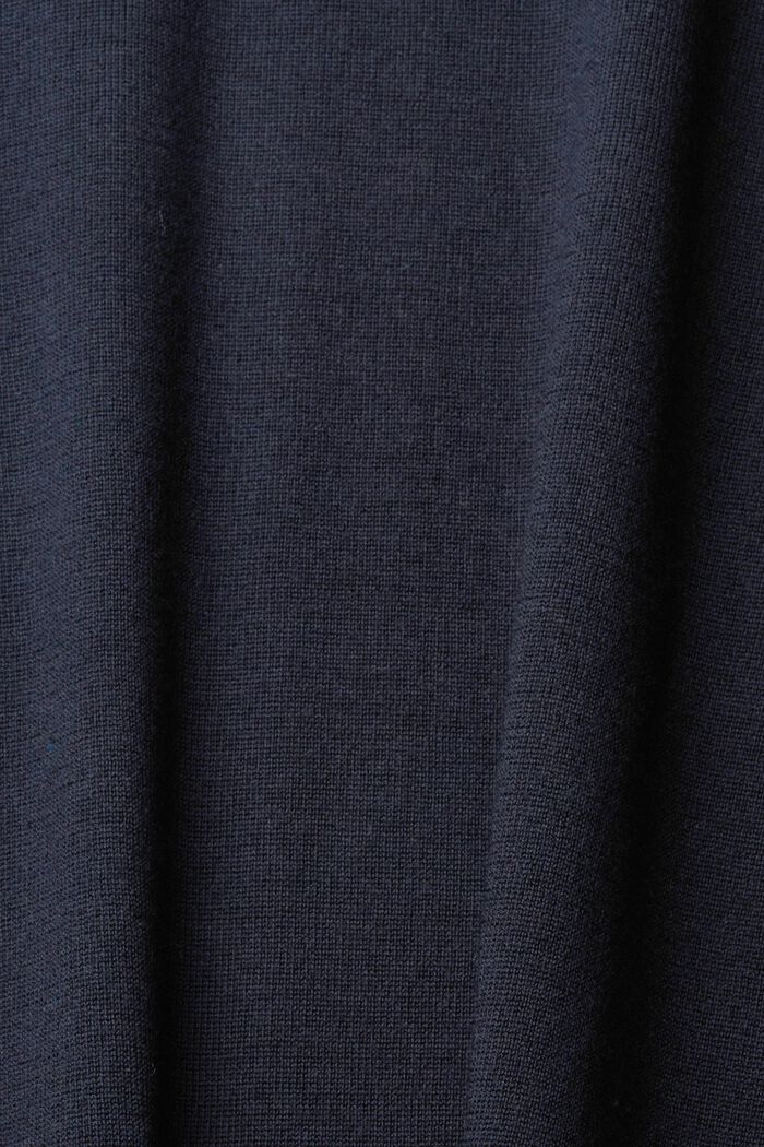 Jersey de lana de punto, BLACK, detail image number 5