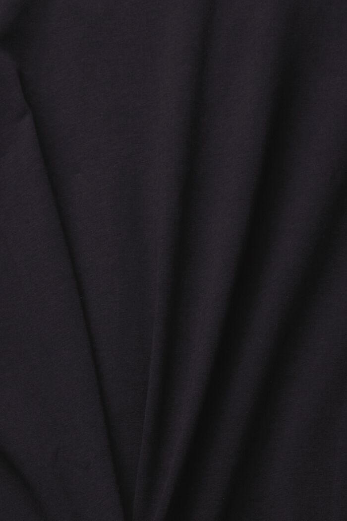 Camisón de jersey, BLACK, detail image number 1