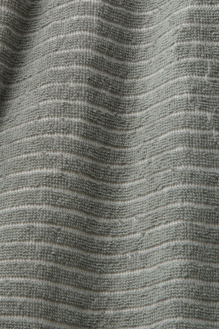 Albornoz con textura de rayas, ANTHRACITE, detail image number 4