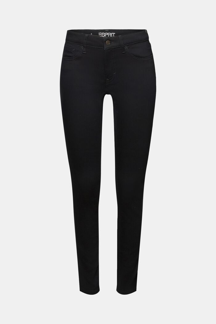 Jeans mid-rise skinny, BLACK RINSE, detail image number 6