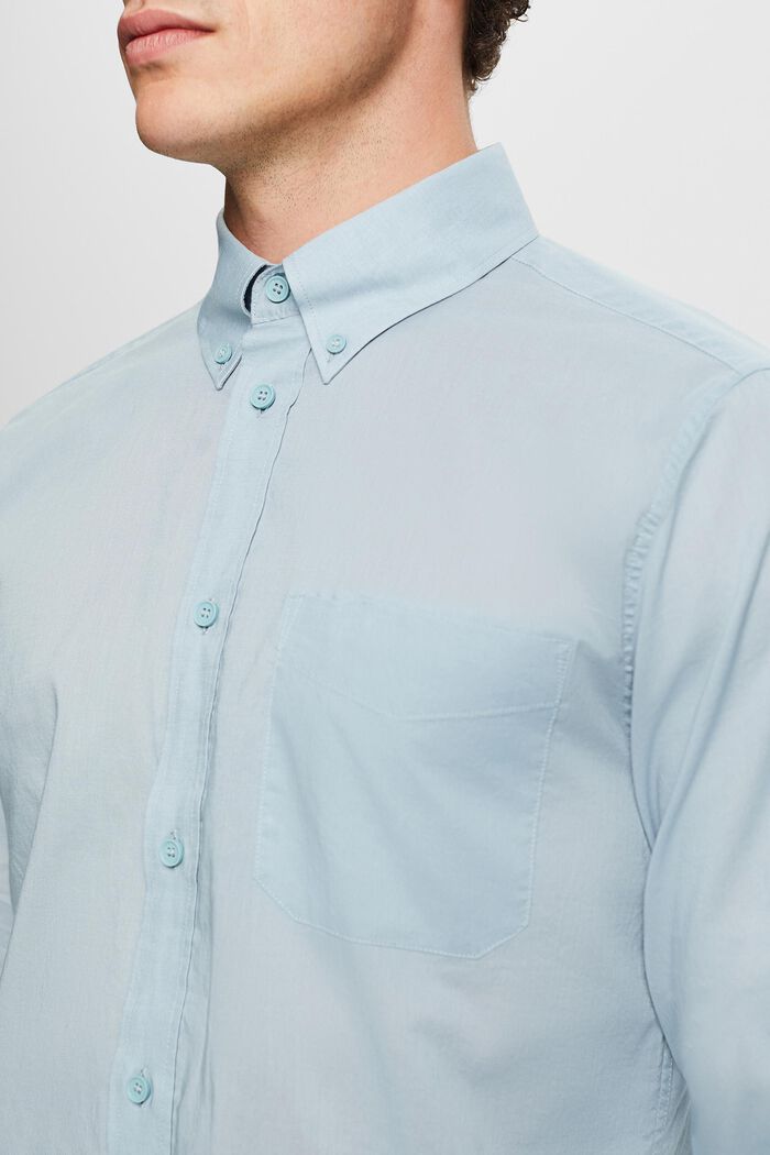 Camisa de cuello abotonado, LIGHT BLUE, detail image number 3