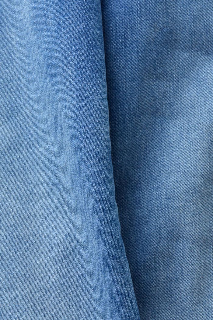 Jeans high rise skinny fit, BLUE LIGHT WASHED, detail image number 5