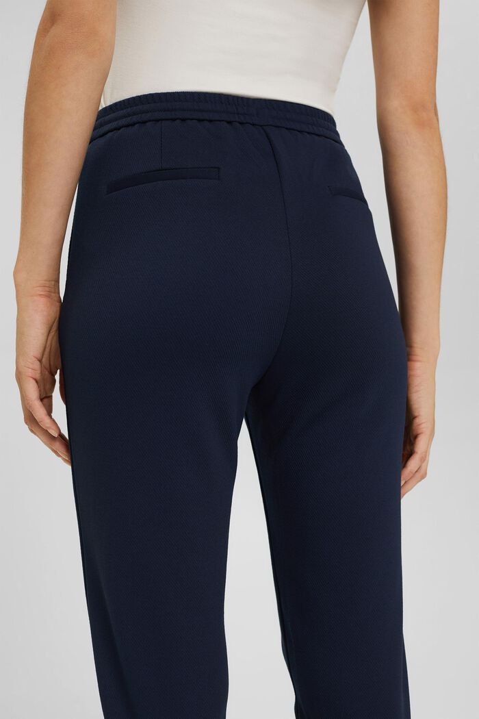 Reciclado: pantalón elástico con cintura elástica, NAVY, detail image number 5