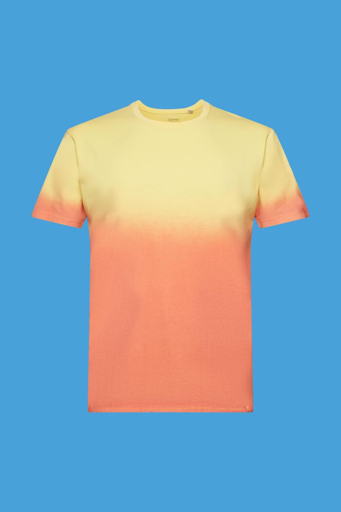 Camiseta bicolor teñida, LIGHT YELLOW, detail image number 6