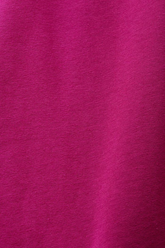 Top de tirantes en algodón elástico, DARK PINK, detail image number 5