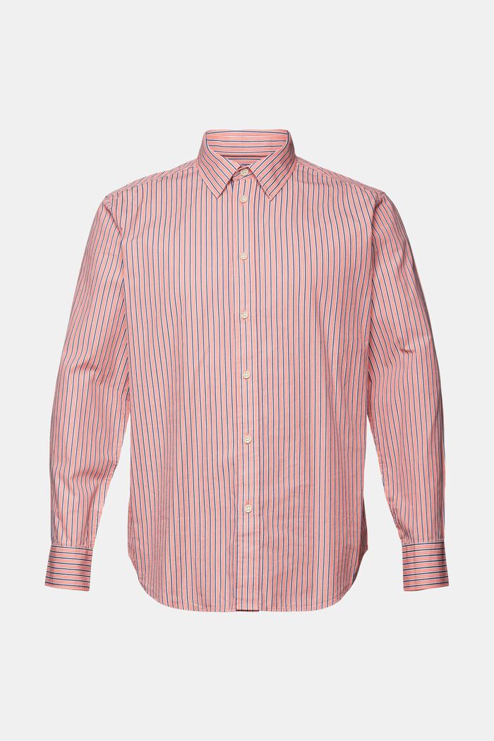 Camisa a rayas, 100% algodón, CORAL RED, detail image number 6