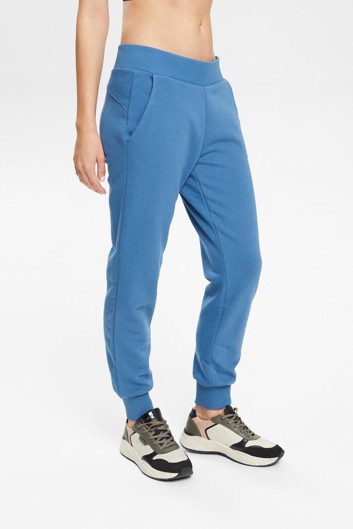 Pantalón deportivo, mezcla de algodón, GREY BLUE, detail image number 1