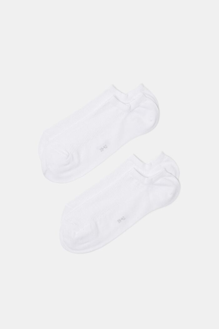 Pack de 2 pares de calcetines para deportivas, WHITE, detail image number 0