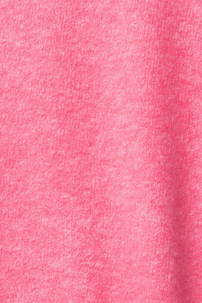 Jersey sin mangas en mezcla de lana, PINK, detail image number 5