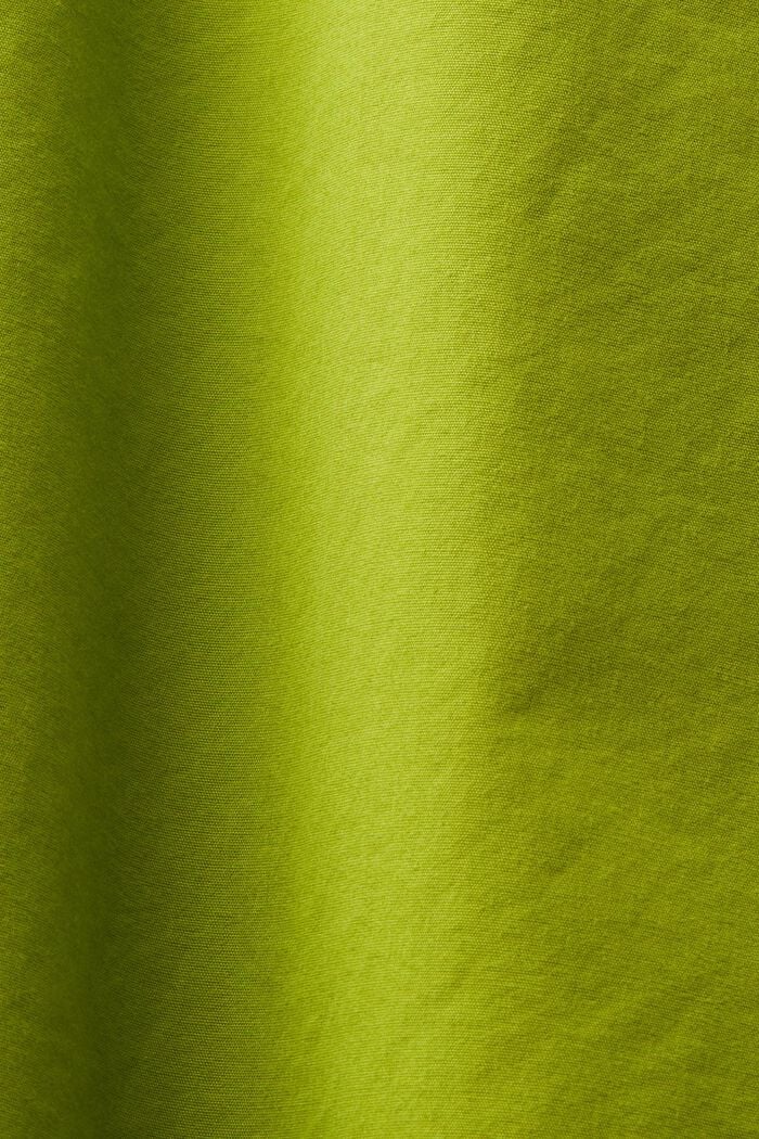 Camisa en popelina de algodón, LEAF GREEN, detail image number 5