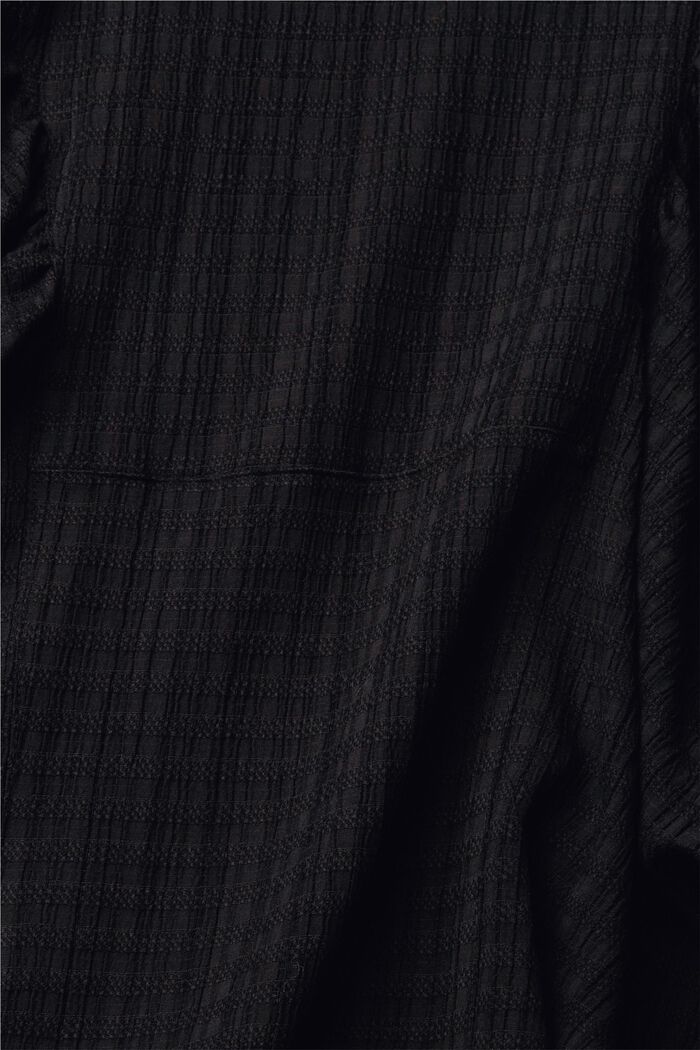 Blusa con textura, BLACK, detail image number 4