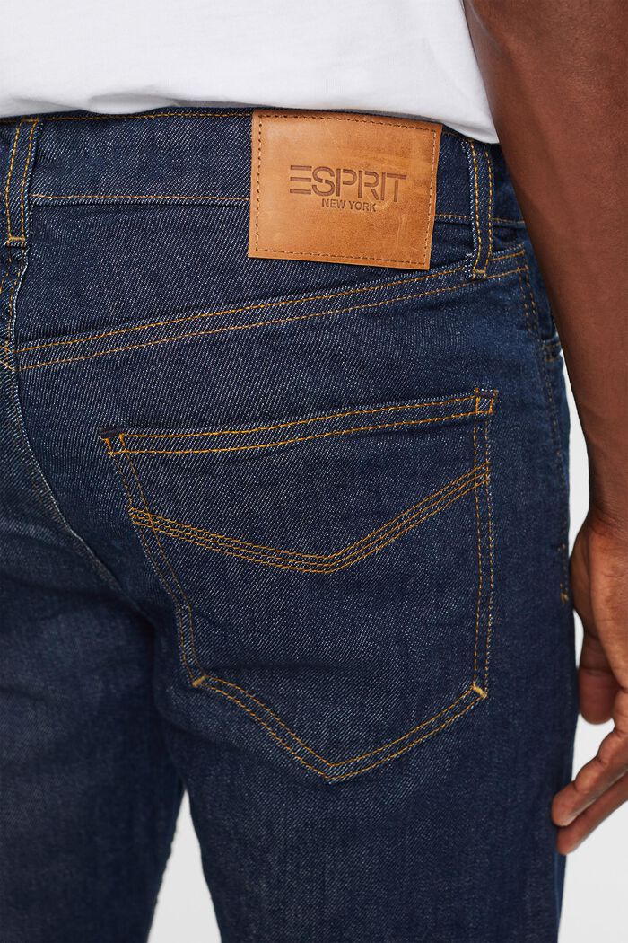Jeans mid-rise straight fit, BLUE RINSE, detail image number 4