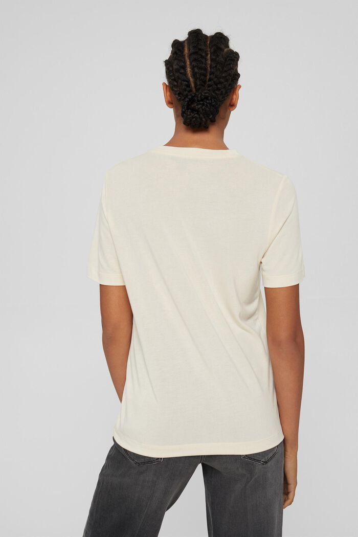 Camiseta con estampado en TENCEL™ x REFIBRA™, ICE, detail image number 3