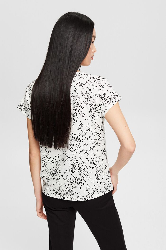 Camiseta con estampado, 100% algodón, OFF WHITE COLORWAY, detail image number 3
