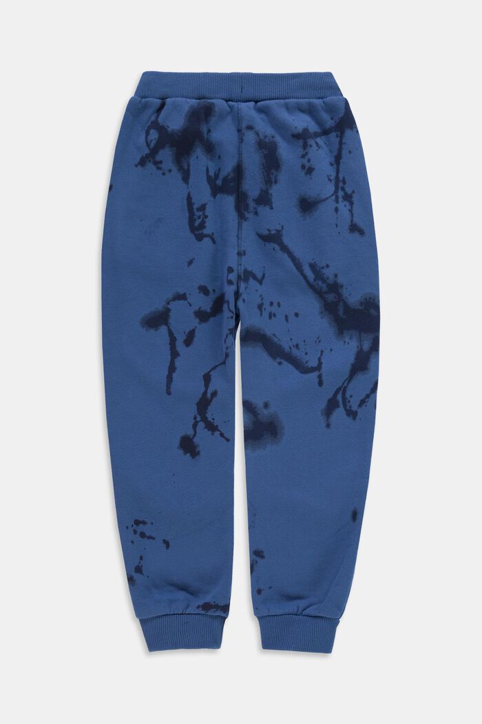 Pantalón deportivo estilo tie-dye, BLUE, overview
