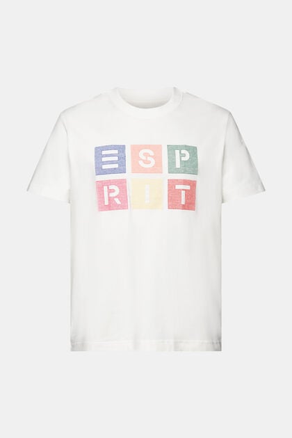 Camiseta de algodón con logotipo estampado
