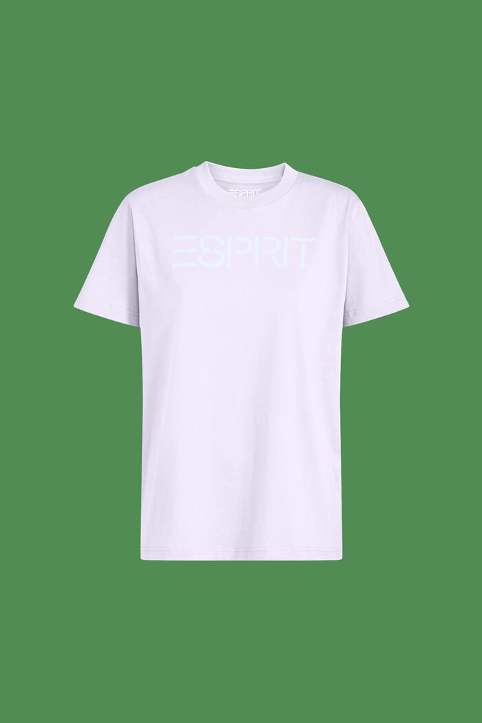 Camiseta unisex en jersey de algodón con logotipo, LILAC, detail image number 6