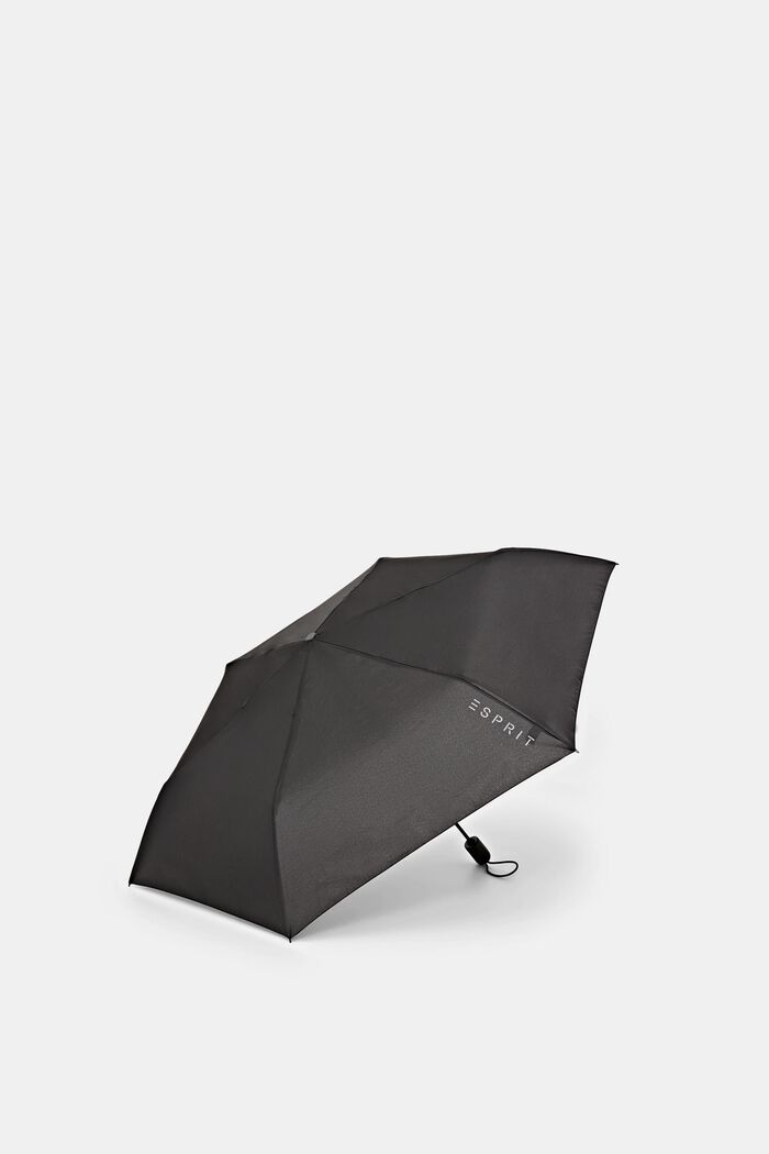 Paraguas de bolsillo Easymatic en negro, BLACK, detail image number 2