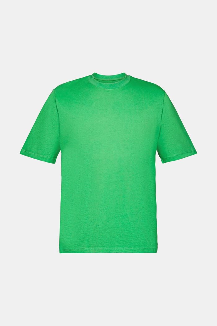 Camiseta de algodón con cuello redondo, GREEN, detail image number 7