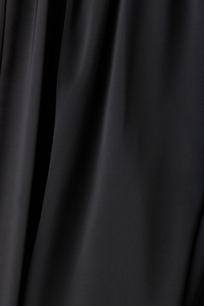 Pantalón de satén de pernera ancha, BLACK, detail image number 5