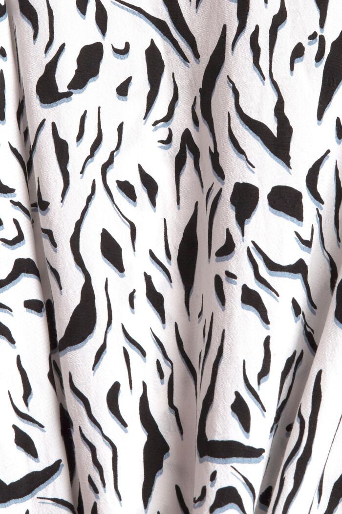 Blusa estampada con LENZING™ ECOVERO™, OFF WHITE, detail image number 4