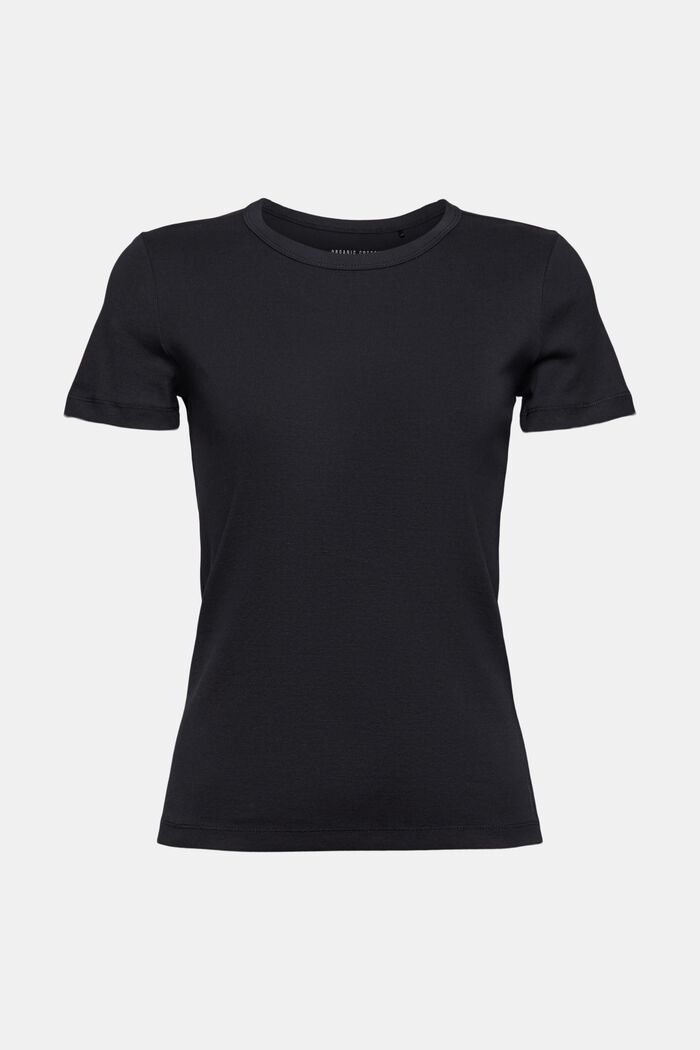 Camiseta de jersey en 100% algodón ecológico, BLACK, detail image number 6