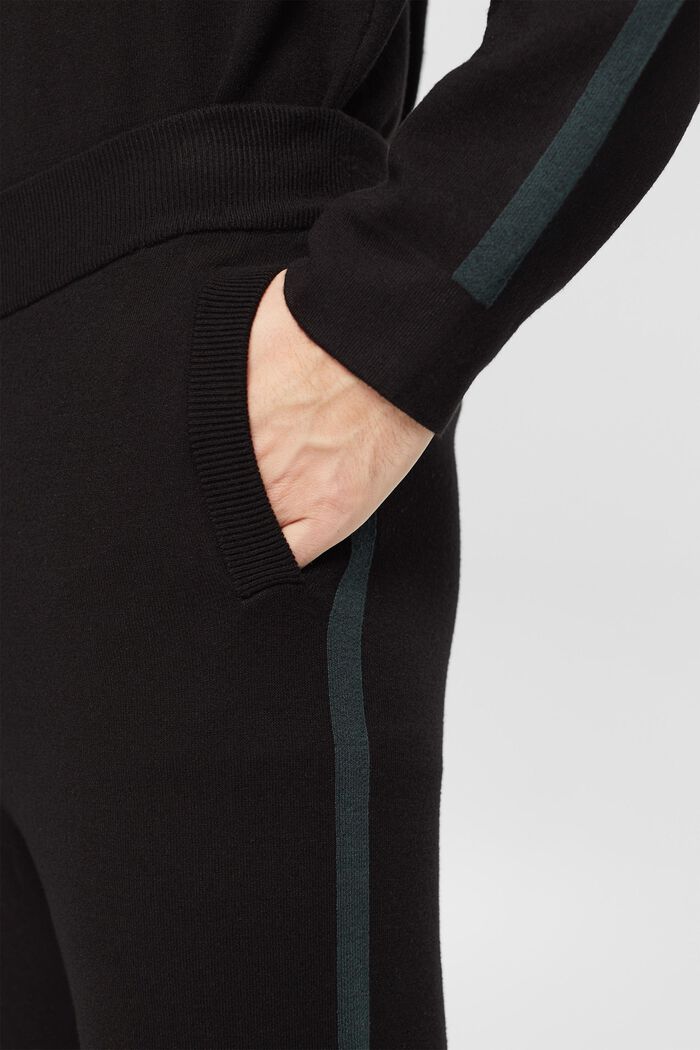 Pantalón de punto, LENZING™ ECOVERO™, BLACK, detail image number 2