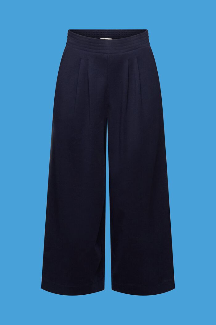 Pantalón tobillero de tejido jersey, 100% algodón, NAVY, detail image number 6