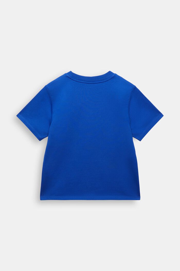 Camiseta en jersey de algodón con logotipo, BRIGHT BLUE, detail image number 3