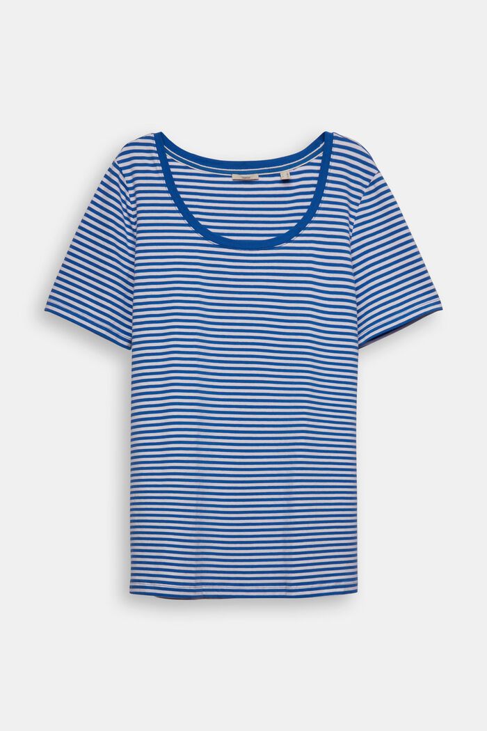 CURVY Camiseta de rayas, BRIGHT BLUE, detail image number 2