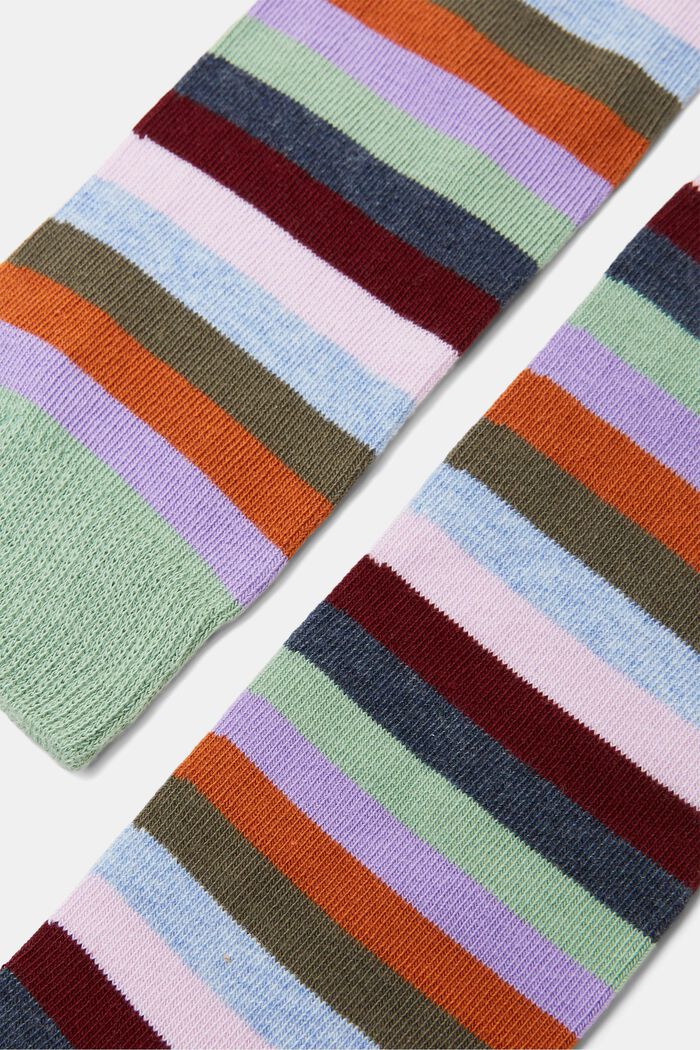 Pack de dos pares de calcetines altos, algodón ecológico, TOURMALINE, detail image number 1