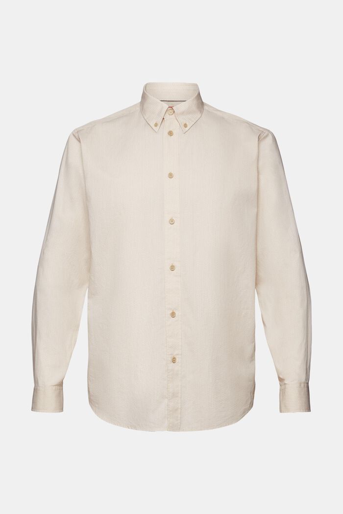 Camisa en popelina de algodón, SAND, detail image number 5