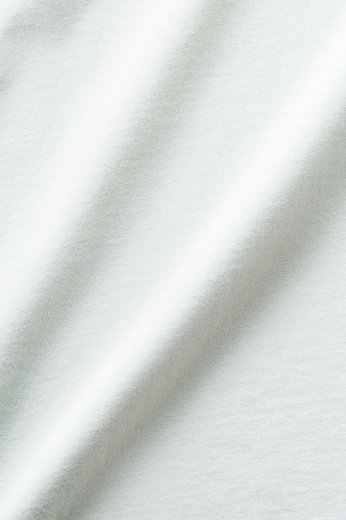 Polo de algodón con logotipo, LIGHT BLUE, detail image number 4