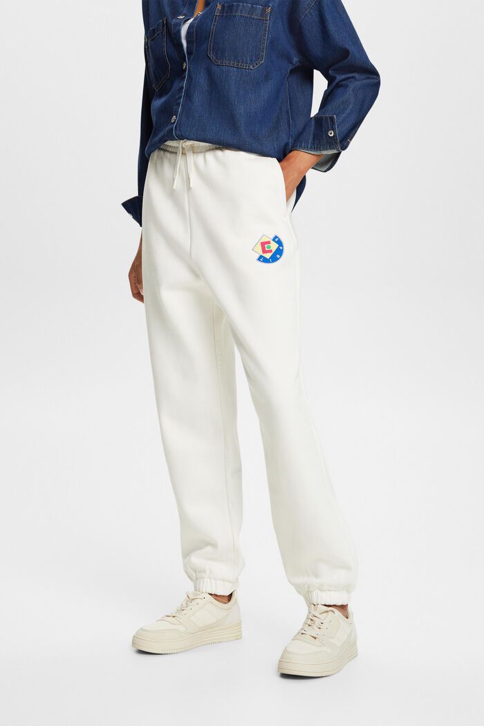 Pantalón deportivo de felpa con logotipo aplicado, ICE, detail image number 0