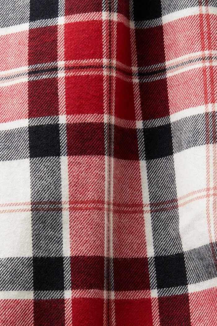 Pantalón de pijama a cuadros de franela, NEW RED, detail image number 4