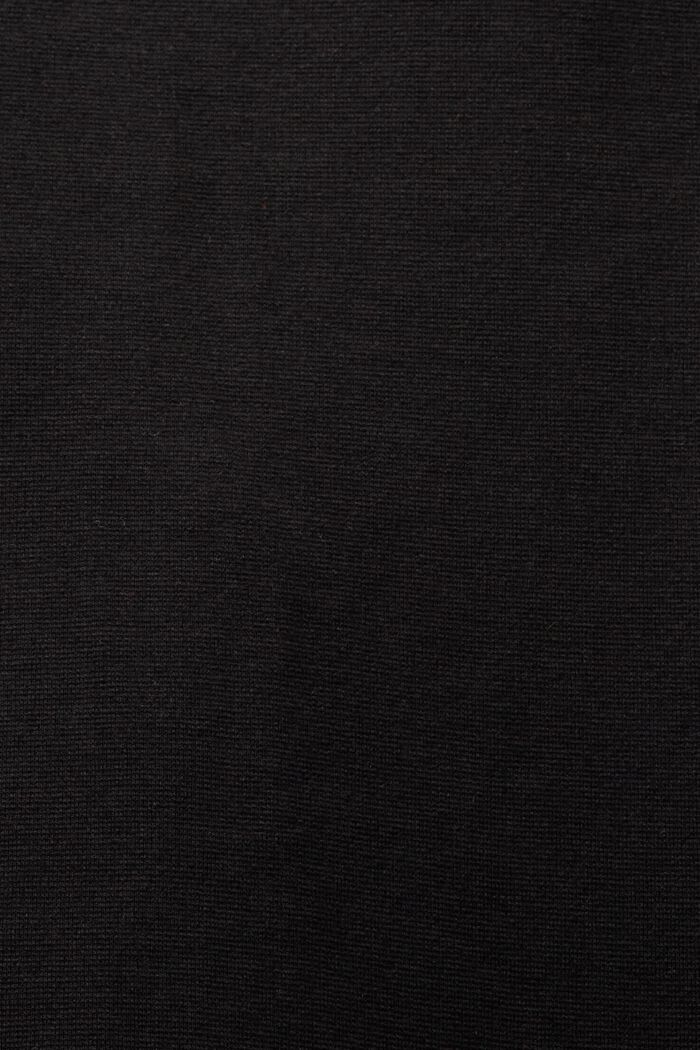 Vestido corto de punto sin mangas, BLACK, detail image number 5