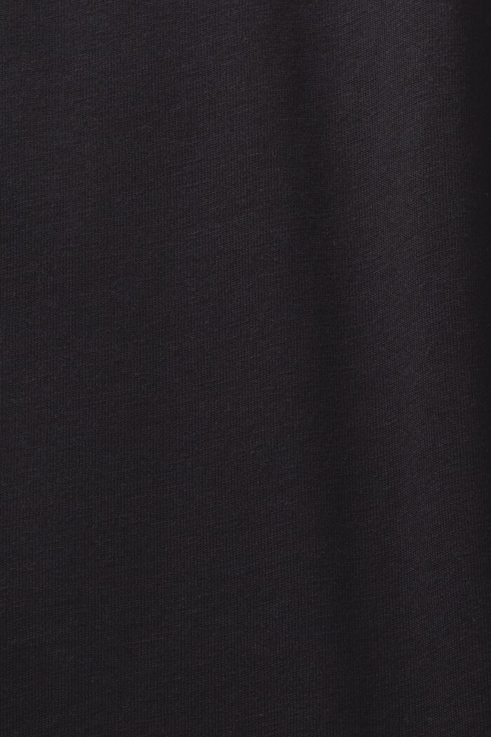 Camiseta estampada sin mangas con lentejuelas, BLACK, detail image number 5