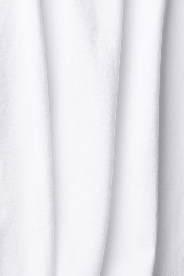 Camiseta de jersey con estampado delantero, WHITE, detail image number 1