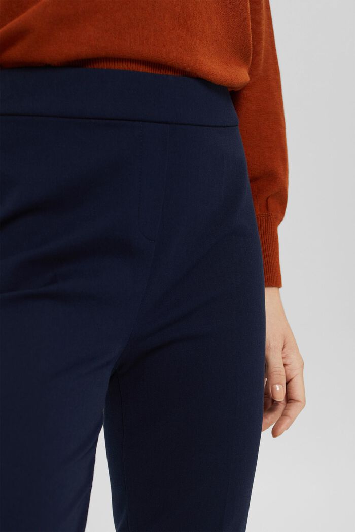 Pantalón elástico con cintura elástica, NAVY, detail image number 2