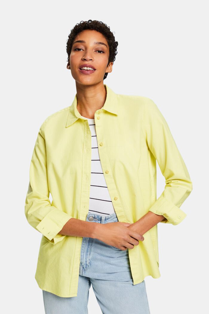 Blusa Oxford, LIME YELLOW, detail image number 0