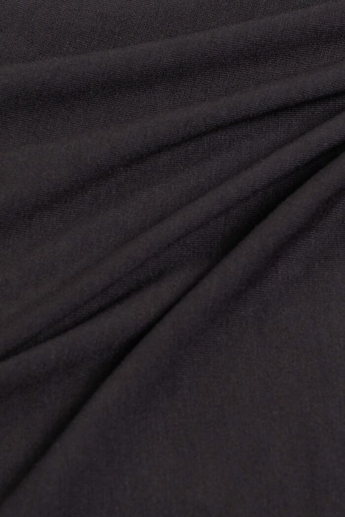 Pijama con encaje, LENZING™ ECOVERO™, BLACK, detail image number 4