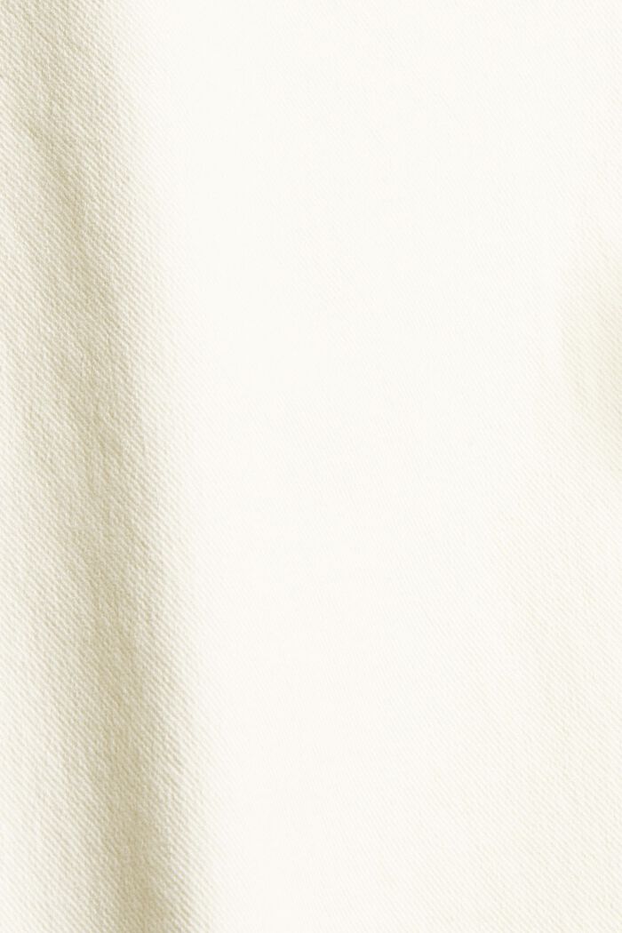 Pantalón de corte Mom-Fit en algodón ecológico, OFF WHITE, detail image number 4