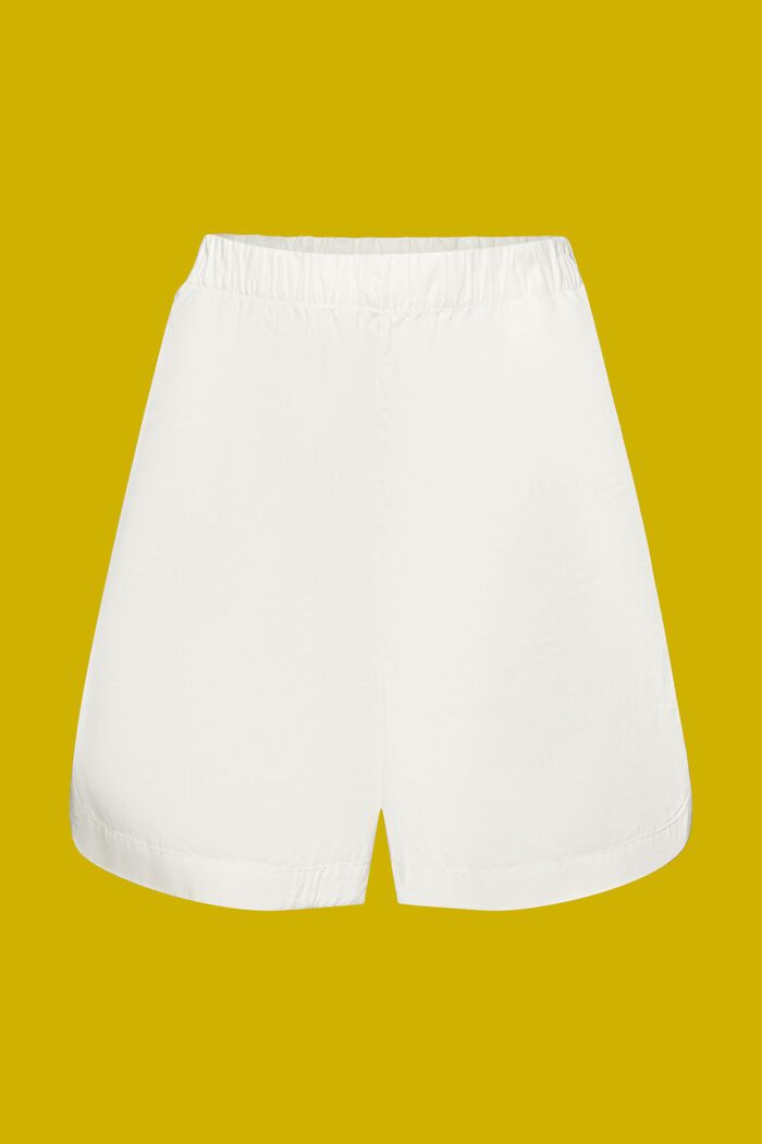 Shorts sin cierre, 100% algodón, OFF WHITE, detail image number 6