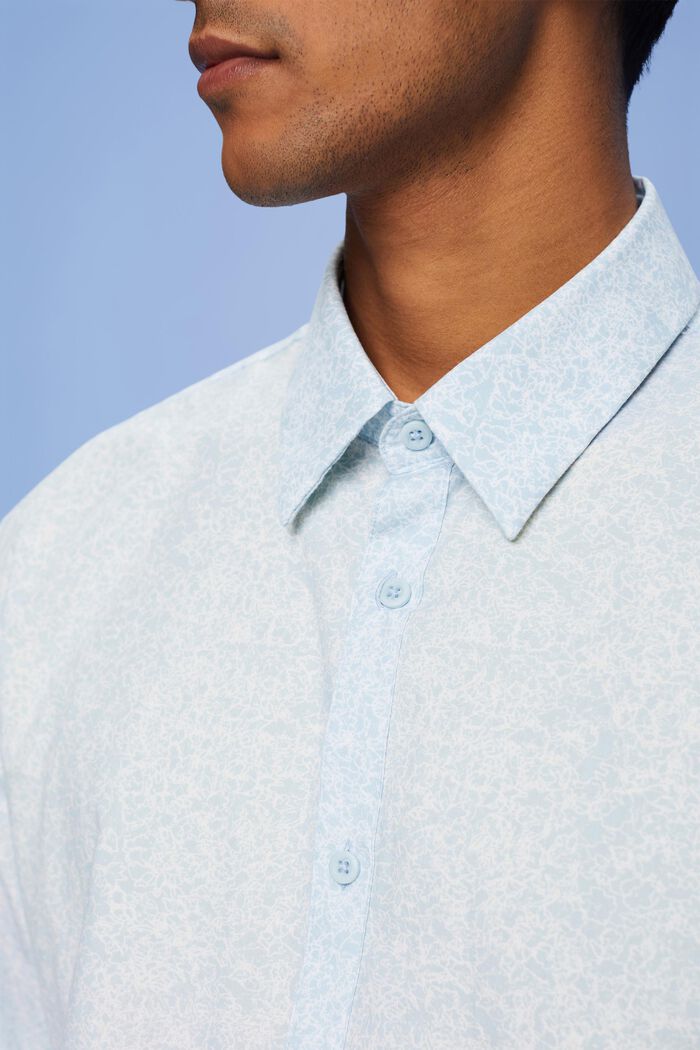 Camisa estampada, 100% algodón, LIGHT BLUE LAVENDER, detail image number 2