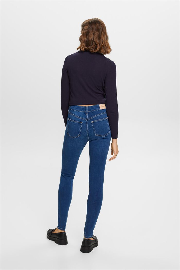 Jeans high-rise skinny, BLUE MEDIUM WASHED, detail image number 3