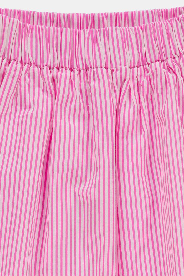 Falda con estampado de rayas, CORAL, detail image number 1