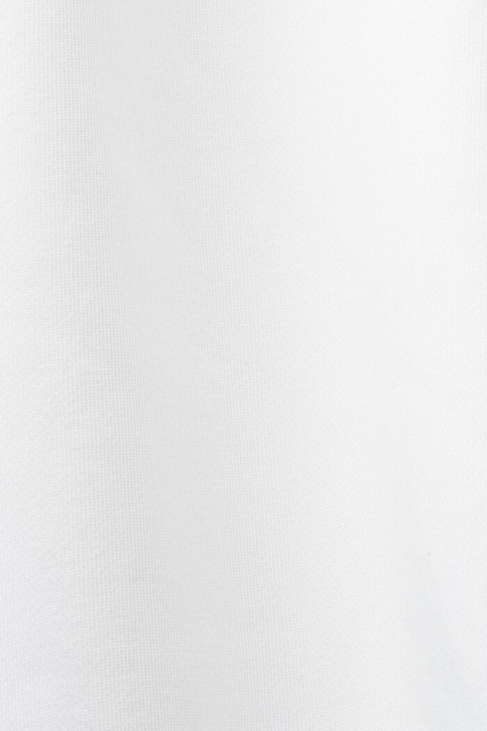 Sudadera unisex de felpa con logotipo, WHITE, detail image number 5